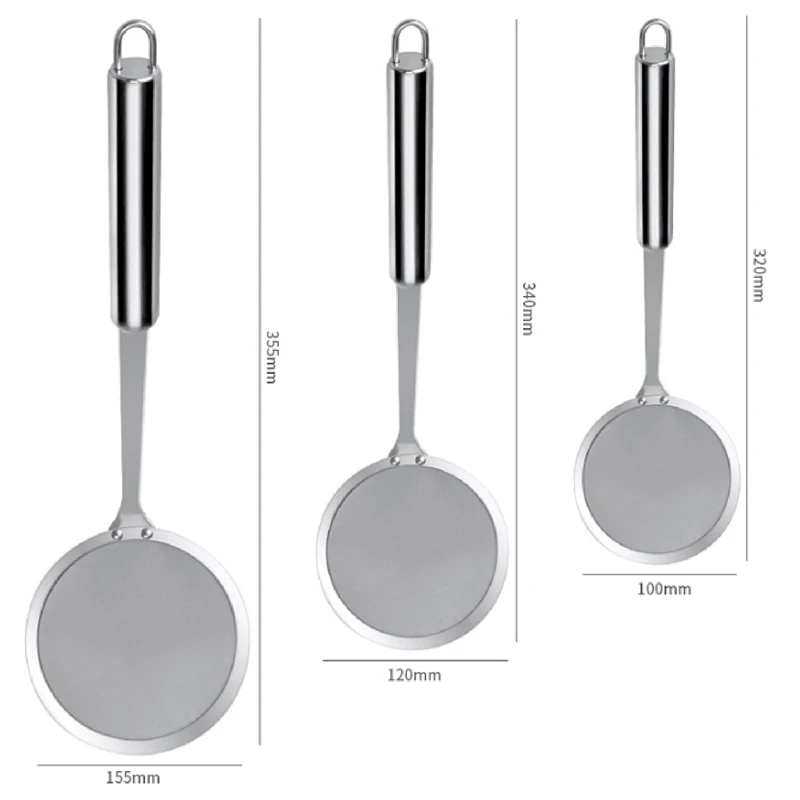 Скиммер ложка 3 Упаковка нержавеющая сталь скиммер для японского горячего горшка