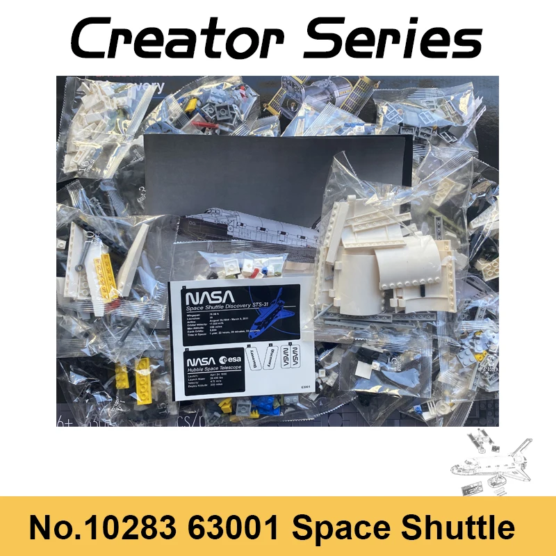 

IN STOCK Space Station Space Shuttle Bricks Model Space Agency Discovery Creator Building Blocks Toys For Children's Gifts 10283