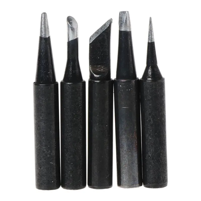 5 шт. бессвинцовые наконечники паяльника 900M T для Hakko 936 SAIKE 909D 852 936d 94 шт.|Сварочные