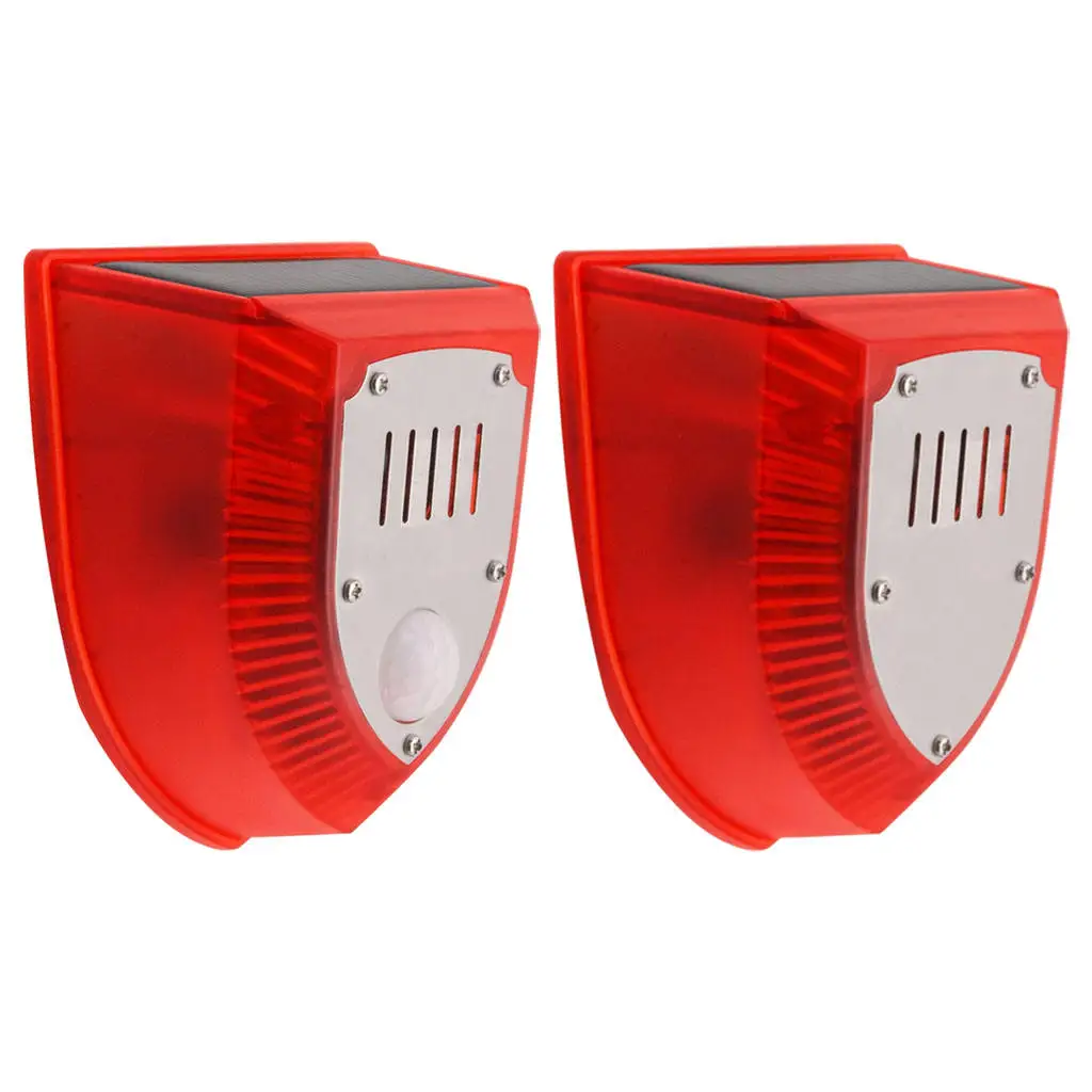 

Solar Animal Repeller Flashing Light Repel Solar-Powered Dispeller Audible Alarm for Outdoor Garden Deer Raccoons Squirrels