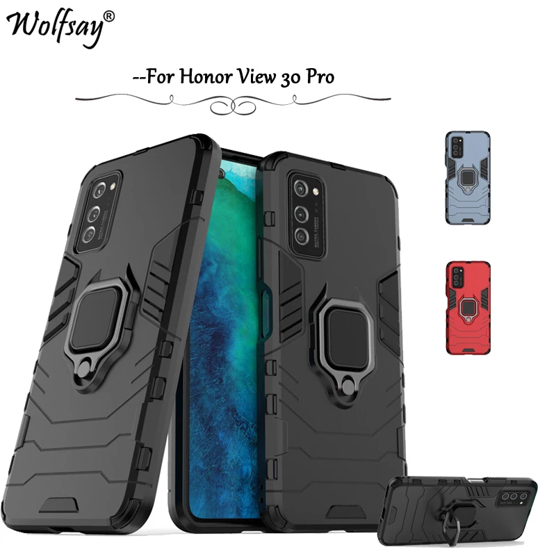 

For Huawei Honor V30 Pro Case Shockproof Armor Silicone Cover Hard PC Phone Case For Honor V30 Pro Back Cover For Honor V30 Pro