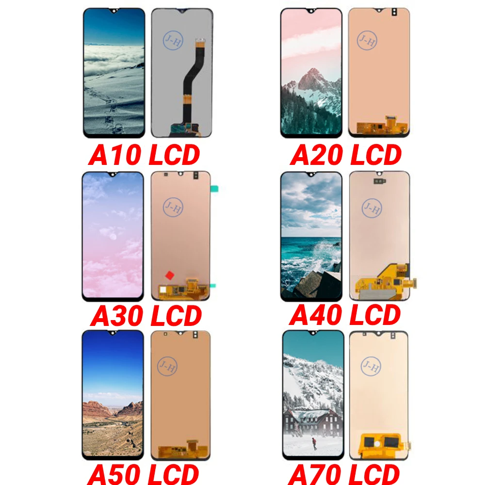 Original LCD Screen For Samsung Galaxy A10 A20 A30 A40 A50 A70 Display lcd Touch Digitizer Assembly Pantalla | Мобильные телефоны и