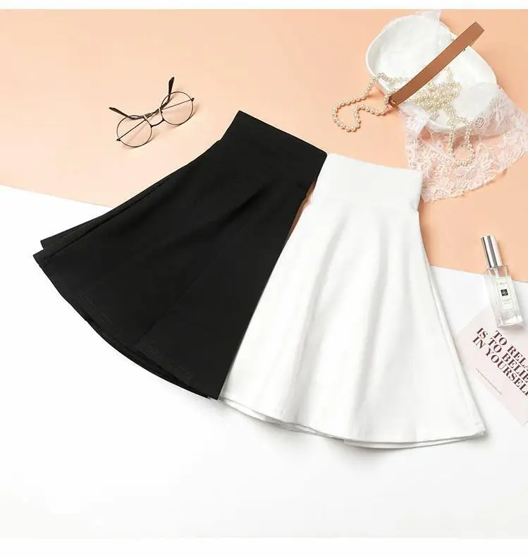 

Black pleated skirt 2021 spring summer a-line skirt Korean version was thin Half-length skirt women Student Tennis Mini Skirt