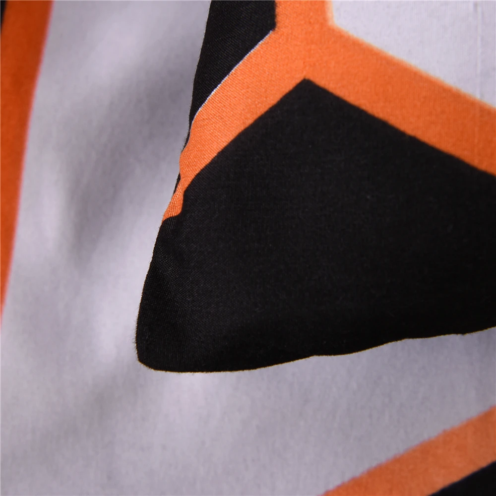 Комплект постельного белья в скандинавском стиле с 3D фианитами наволочка