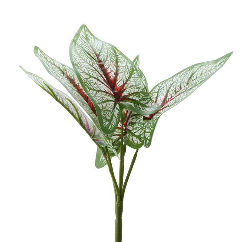 2pcs/lot Artificial Leaf Flower Simulation Plants Home Balcony Garden Landscape Decoration Accessories | Дом и сад