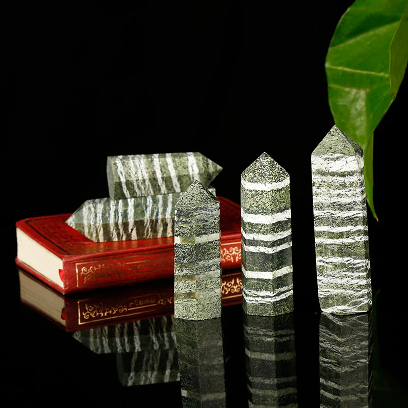 Натуральный гексагональный каменная колонна 1 шт. рождественские украшения и DIY