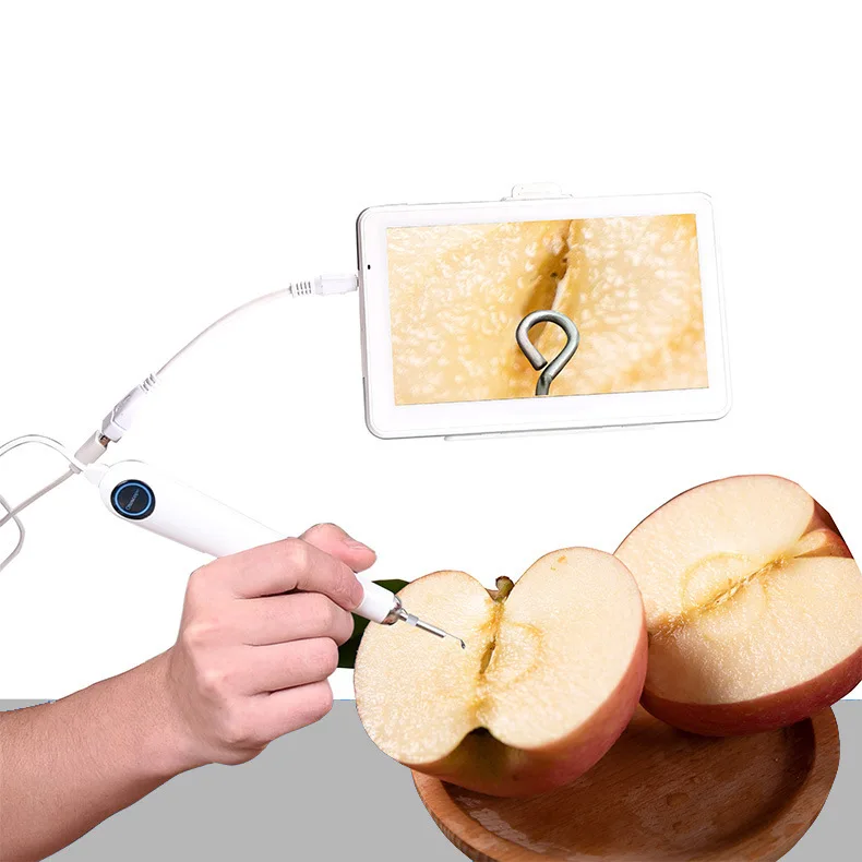 7-дюймовый дисплей 3,9 мм Встроенная отоскоп визуальный Ларингоскоп otolaryngoscope вагинальный эндоскопа Визуальный ухо совок