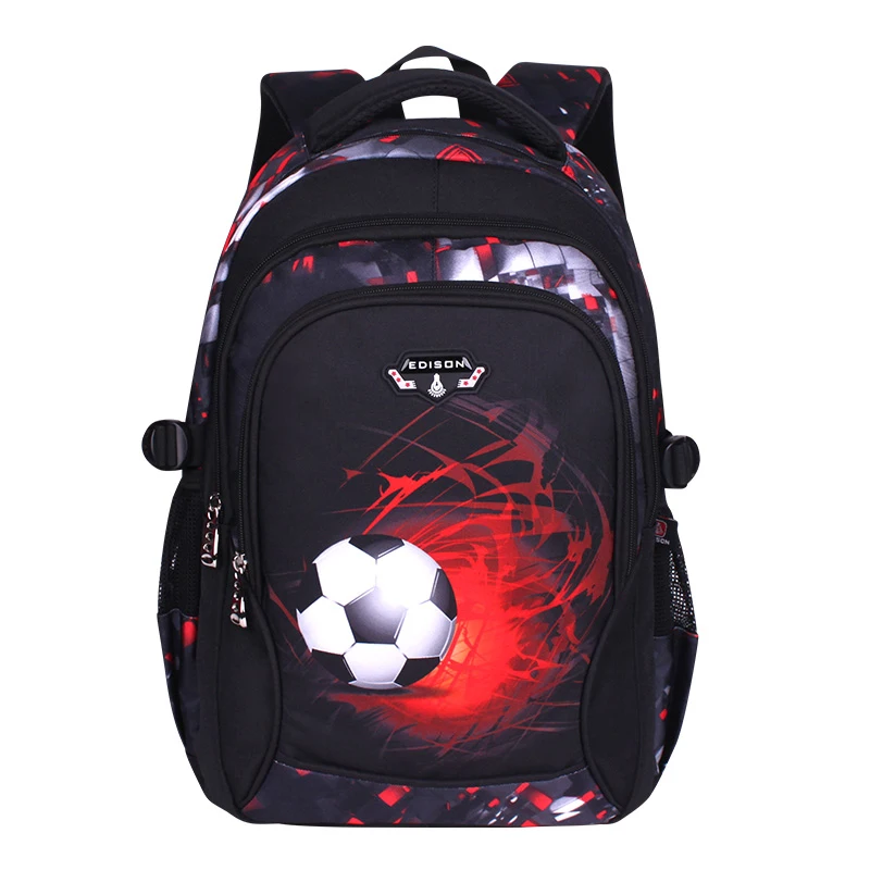 

School Backpack for Boy Large School Bags New Children Printing Waterproof Football Student Backpack boy mochila escolar