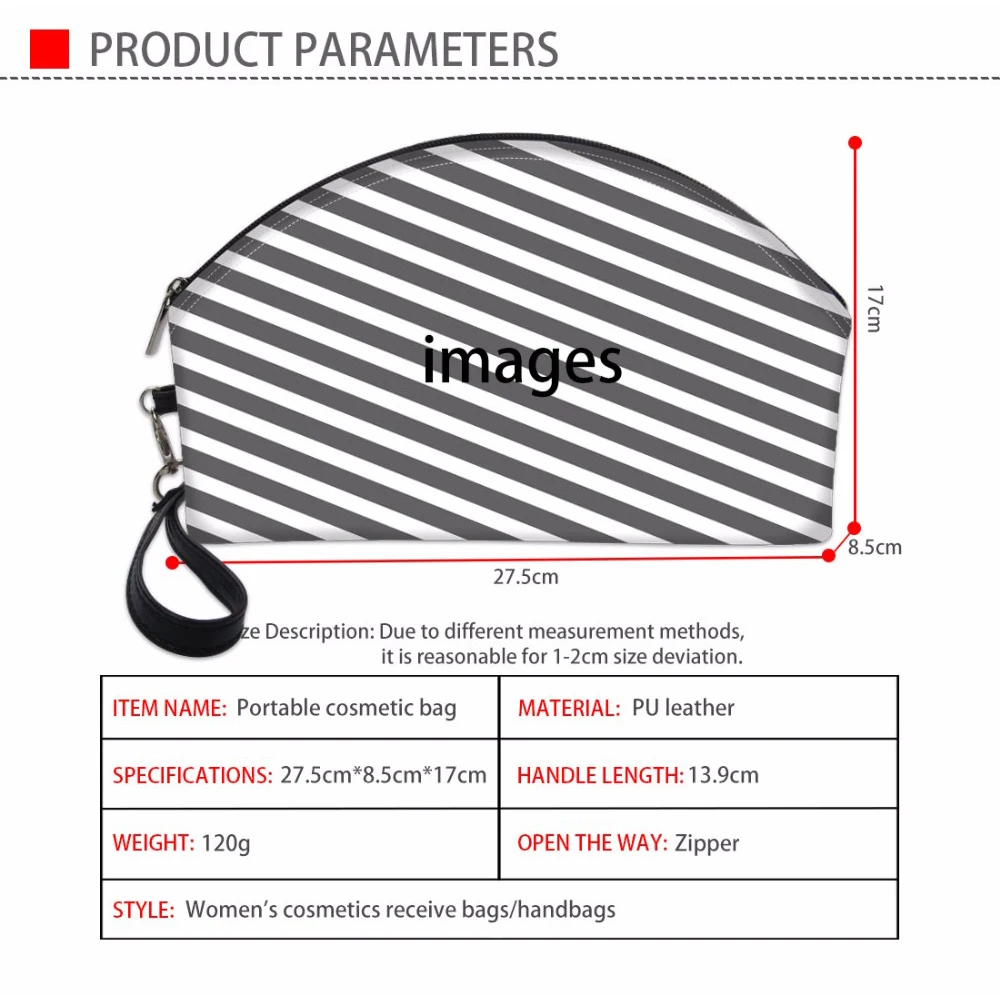 

NOISYDESIGNS Cosmetic Bag For Make Up Women Travel Storage Makeup Bag Organizer Pug Dogs Printed Personalized Makeup Bags New