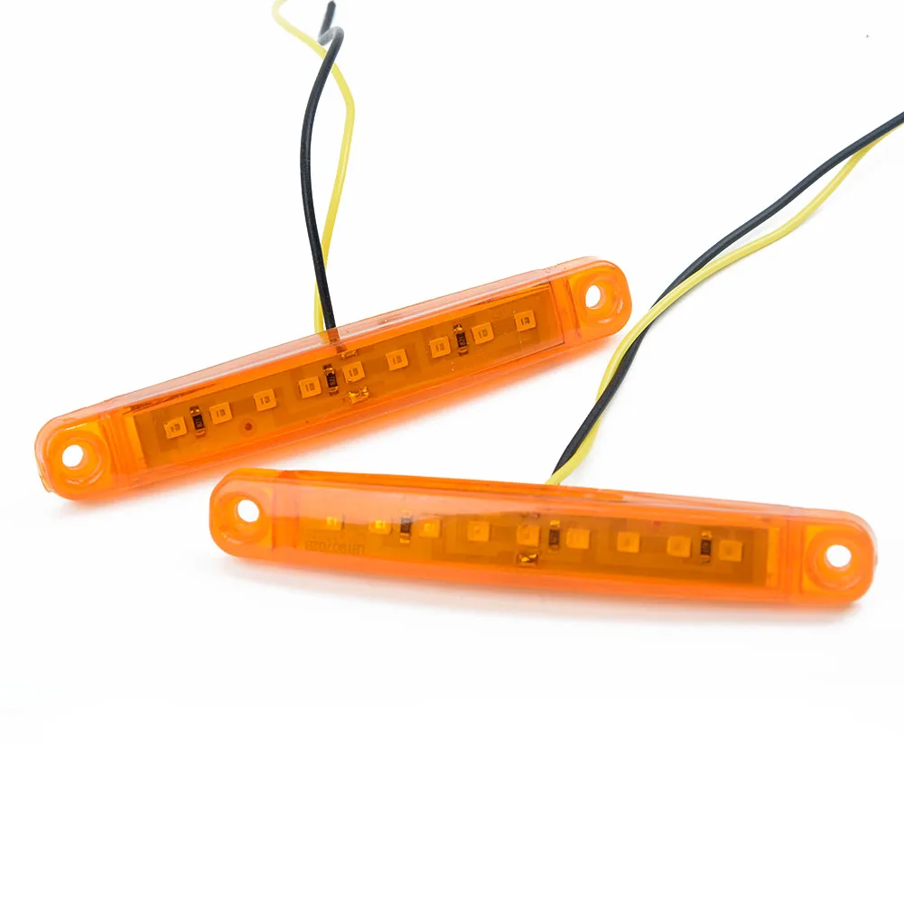 

DC 24V Car marker light Set Tool 20pcs 24V 9LED Accessory Amber Replacement