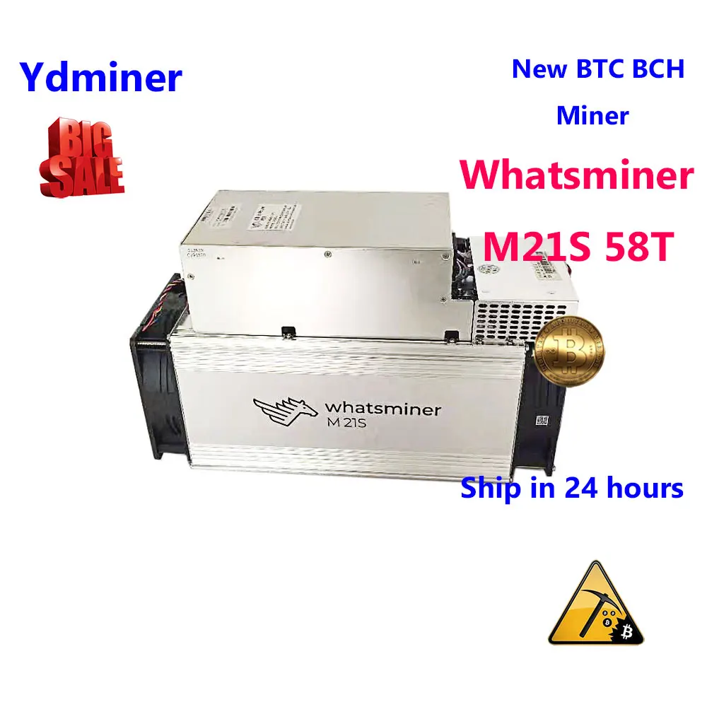 whatsminer m21s 58t ASIC SHA 256 майнер новый биткойн майниг минералы горная машина ферма