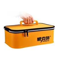 eva fishing bags portable multifunction foldable bucket live fish box camping water container fishing tackle storage box x364g