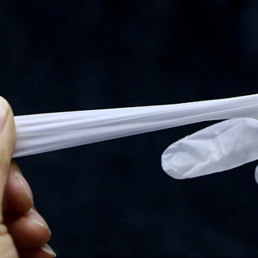 100 шт Одноразовые ПВХ перчатки антистатические пластиковые для очистки еды