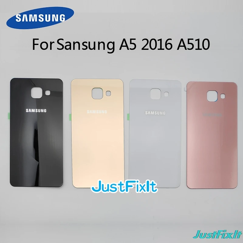 Задняя батарея стеклянная крышка для Samsung Galaxy A3 A5 A7 2016 A310 A510 A710 корпус клейкая