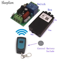 sleeplion 220v 10a 1ch remote control 433mhz315mhz universal switch 220v waterproof remote control transmitter receiver module