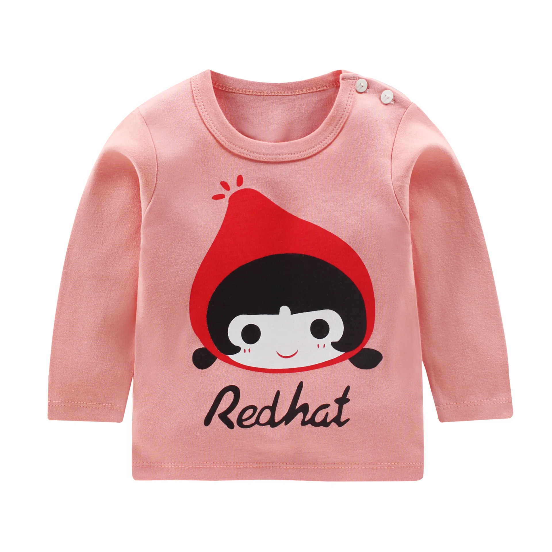 

Spring and Autumn Korean children's long-sleeved t-shirt cartoon boys T-shirt girls bottoming shirt pure cotton TZ8