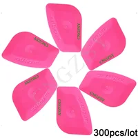 300pcs Car Squeegees Vinyl Film Wrap Tools Pink Window Tints Scraper Vehicle Windshield Wiper Auto Foil Styling Accessories A25