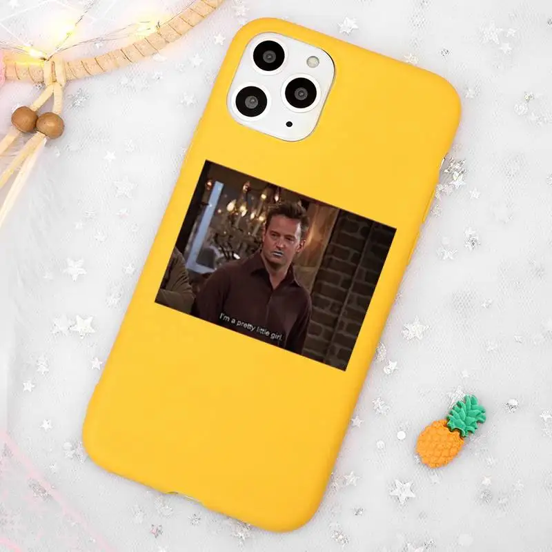 

Central Perk qutoes friends tv show Coffee Phone Case Candy Color Yellow for iPhone 11 12 pro XS MAX 8 7 6 6S Plus X SE 2020 XR