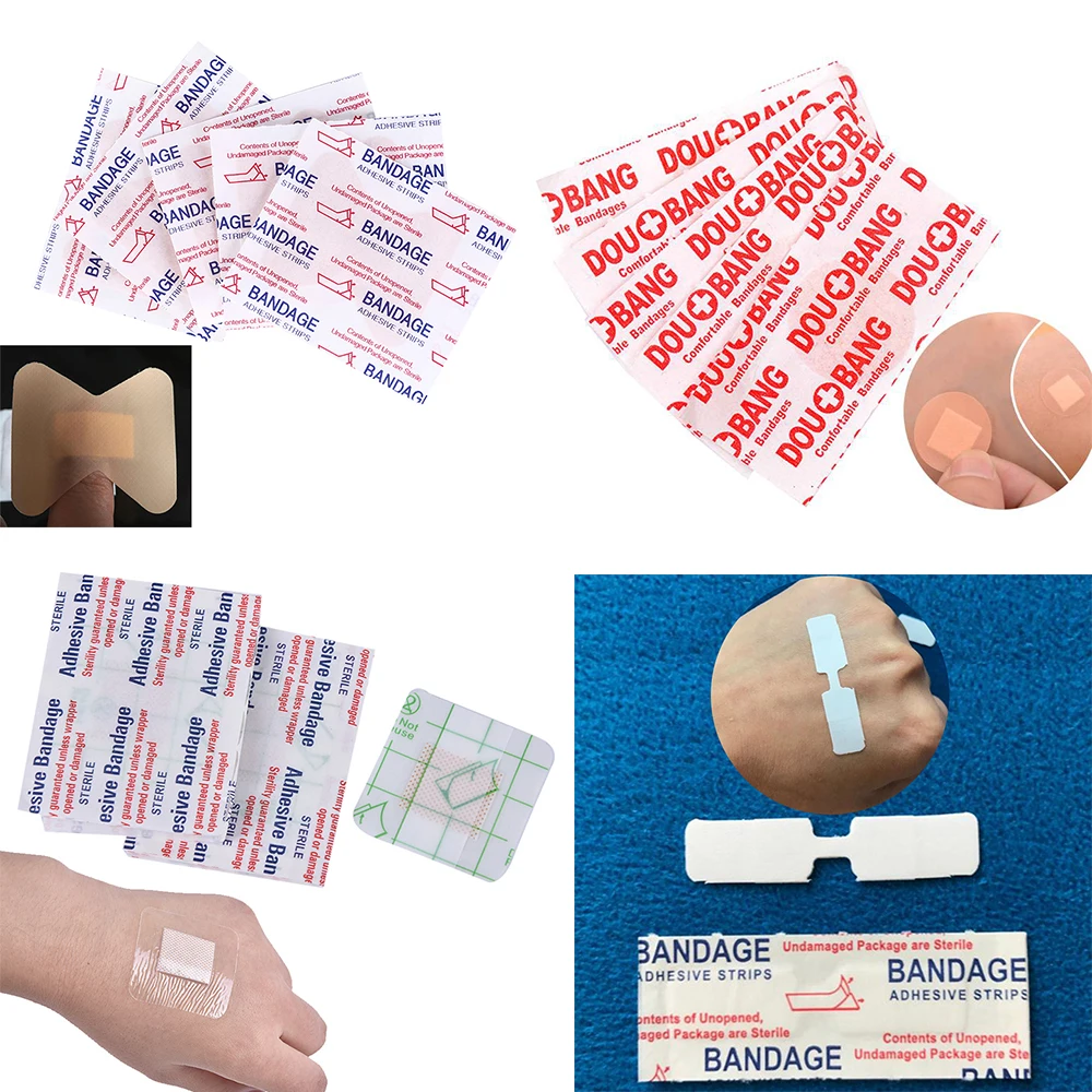 10 шт. одноразовые водонепроницаемые намотки пластырь клейкая повязка аптечка