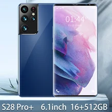 Versão global s28 pro + 6.1 inch 5g smartphone 12gb + 512gb mt6889 + face impressão digital desbloquear duplo cartão de espera dupla (2)