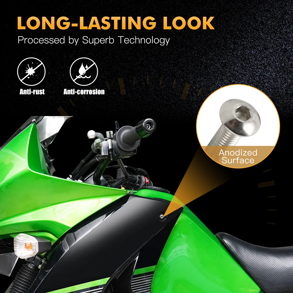 Винты для мотоциклов Yamaha YZF R1 R15 R25 R3 R6 R7 R125 MT03 MT07 MT10 FZR FJ TZ 177 шт. | Автомобили и
