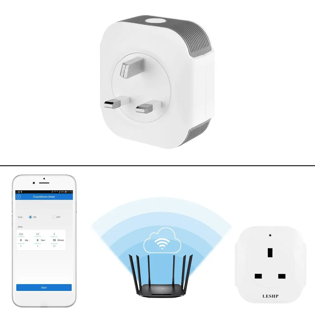 Розетка с USB-выходом 100-240 В 2 шт