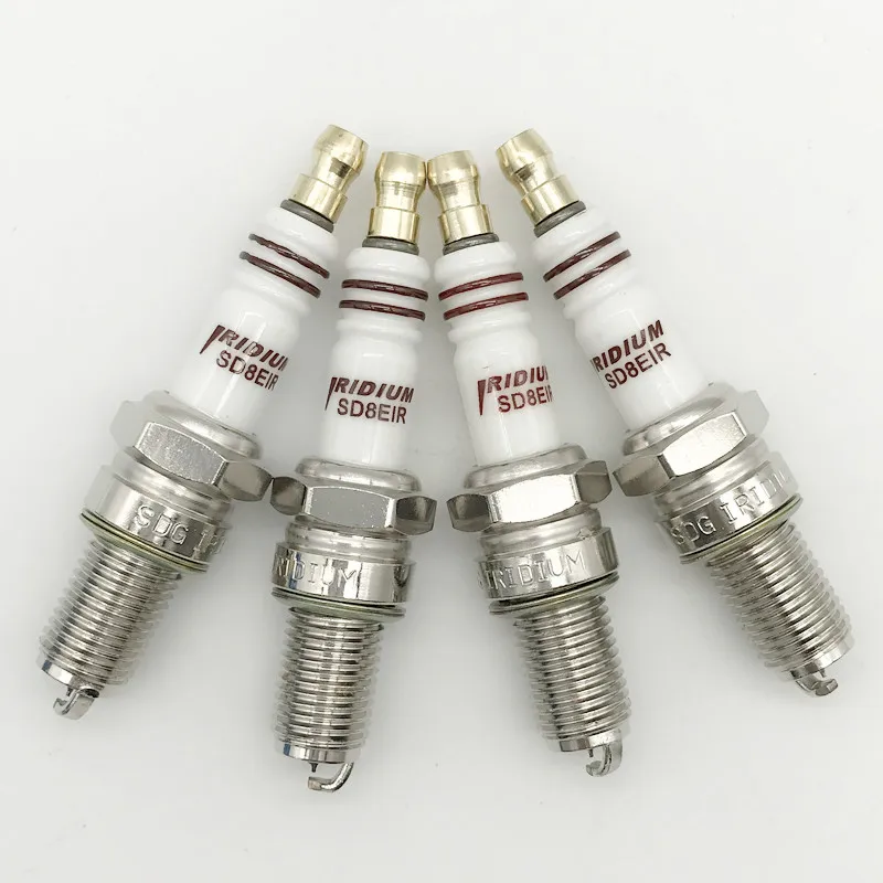 4 шт. Иридиевый мотоциклетный свечи зажигания SD8EIR для DPR8EIX 9 DPR8EA DR8EIX DR8EA DR8EGP IX24 IX24B