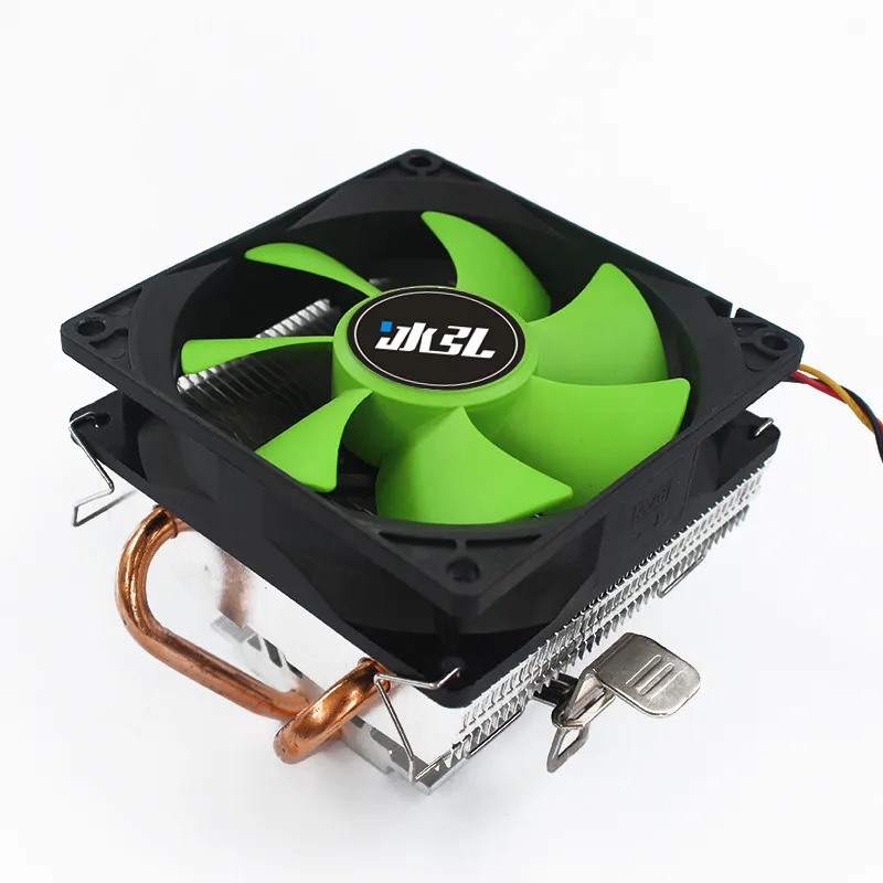 Кулер для процессора BINGHONG с 2 тепловыми трубками 90 мм RGB-подсветка LGA775 1151 1150 1155 FM1AMD