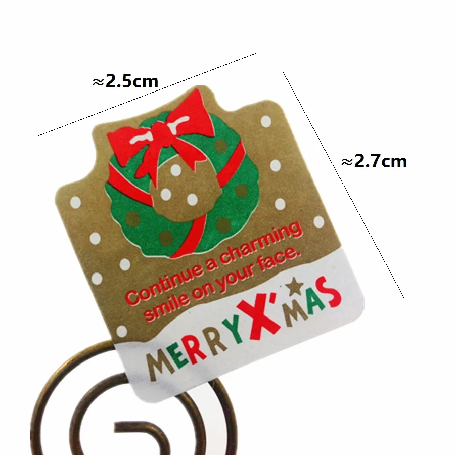 

80pcs/pack MWRRYX'MAS Christmas Element Sealing Sticker Wedding Decor Party Supplies In Winter