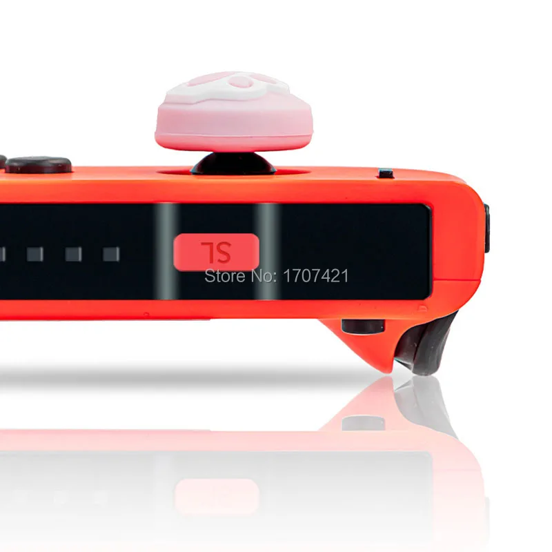 4 шт. силиконовые аналоговые ручки для большого пальца Joy Con колпачки с