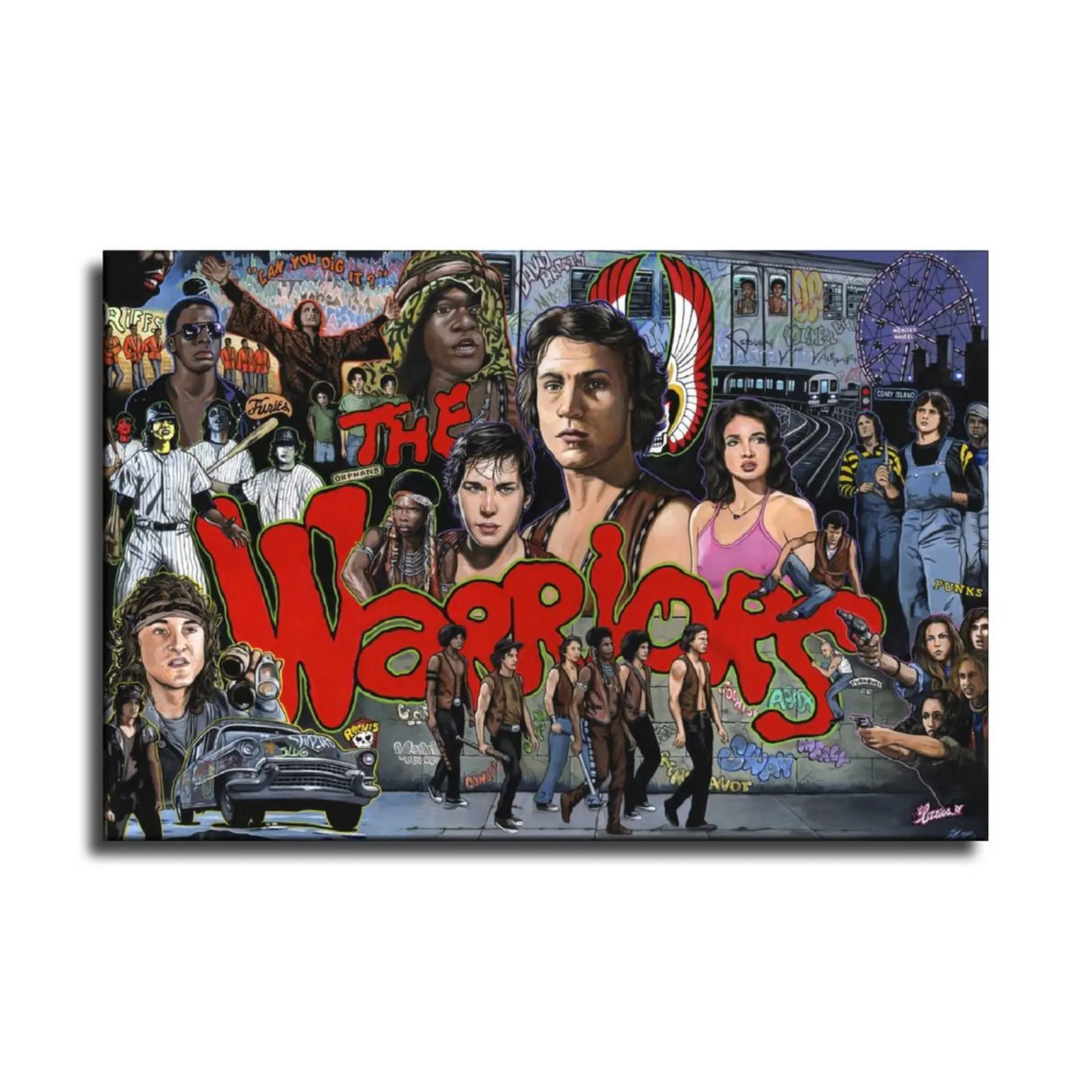 Картина из фильма воин 1979 художественный плакат на холсте и Настенная картина