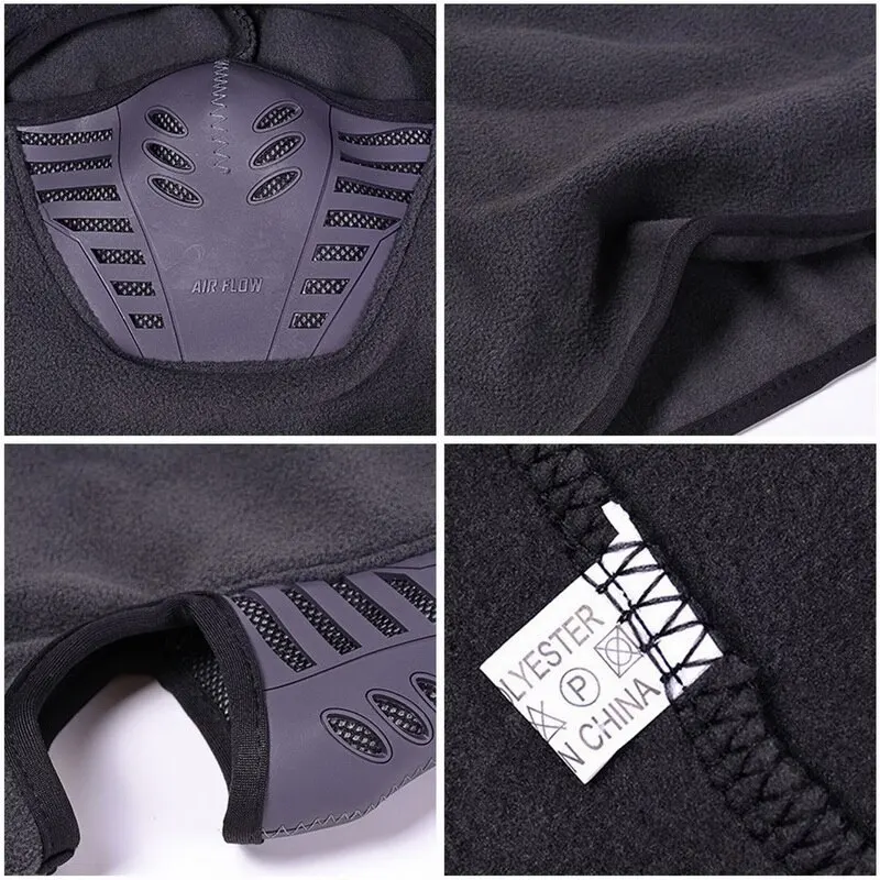 

2021 Men New Fashion Face Mask Outdoor Winter Warm Bicycle Bike Climbing Skiing Windproof Thermal Head Protector