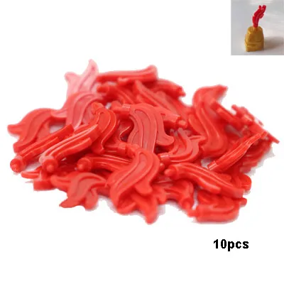 

Элементы, классические детали для конструктора, 64647 перьев, тройное пламя, аксессуар для игрушек, кирпичная кладка