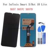 6 6  For Infinix Smart X657 X657C X657B LCD Display Touch Screen Digitizer Assembly For Infinix Hot Lite Phone Repair kit