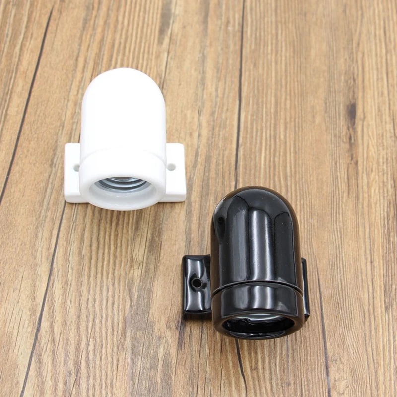 

Portalamparas Ceramic E27 Lamp Holder Base for Table Light Douille Soquete Socket Light Bulb Holder Homekit Vintage Can Be Fixed