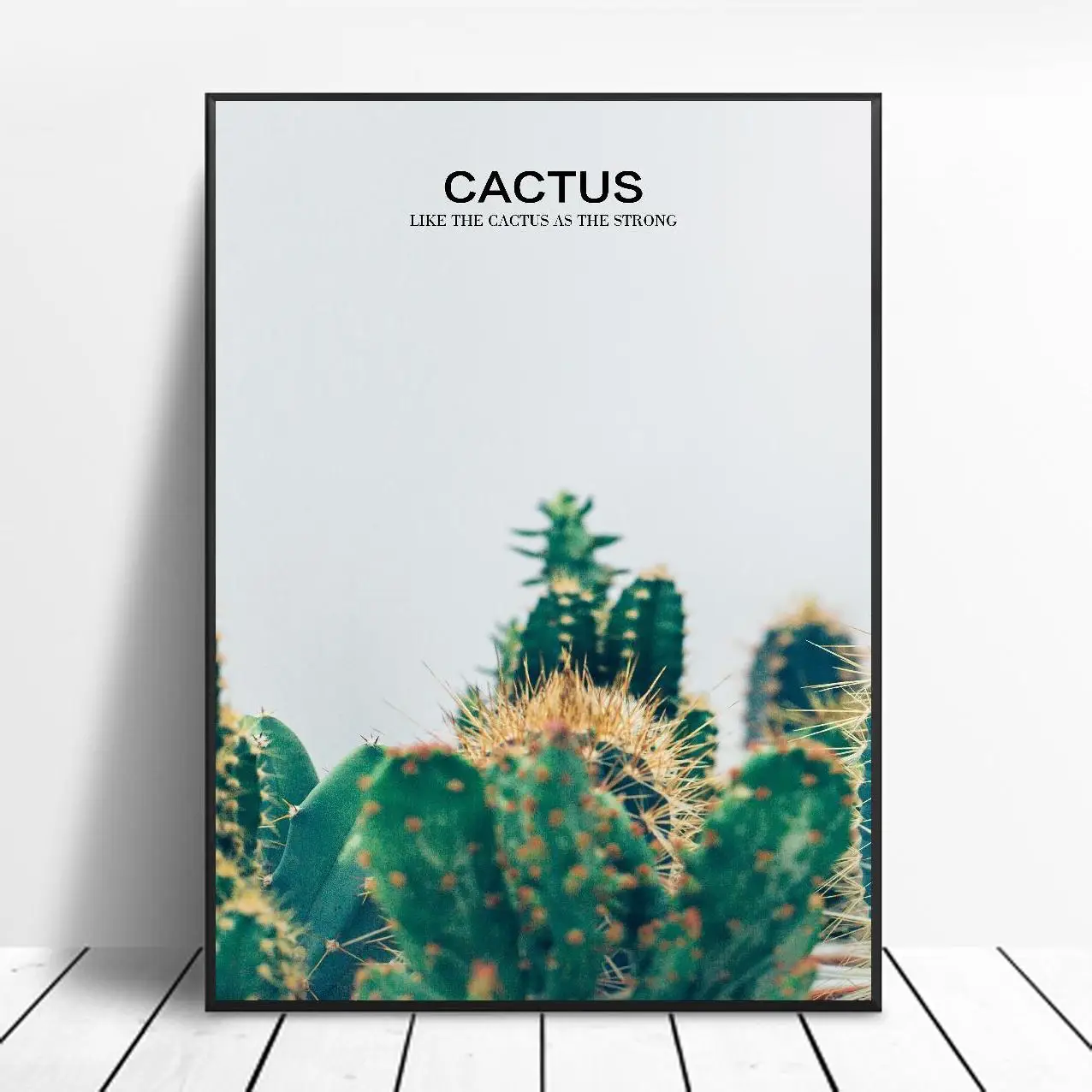 

Cactus Canvas Painting Art Print Poster Picture Wall Modern Minimalist Bedroom Living Room Decoration