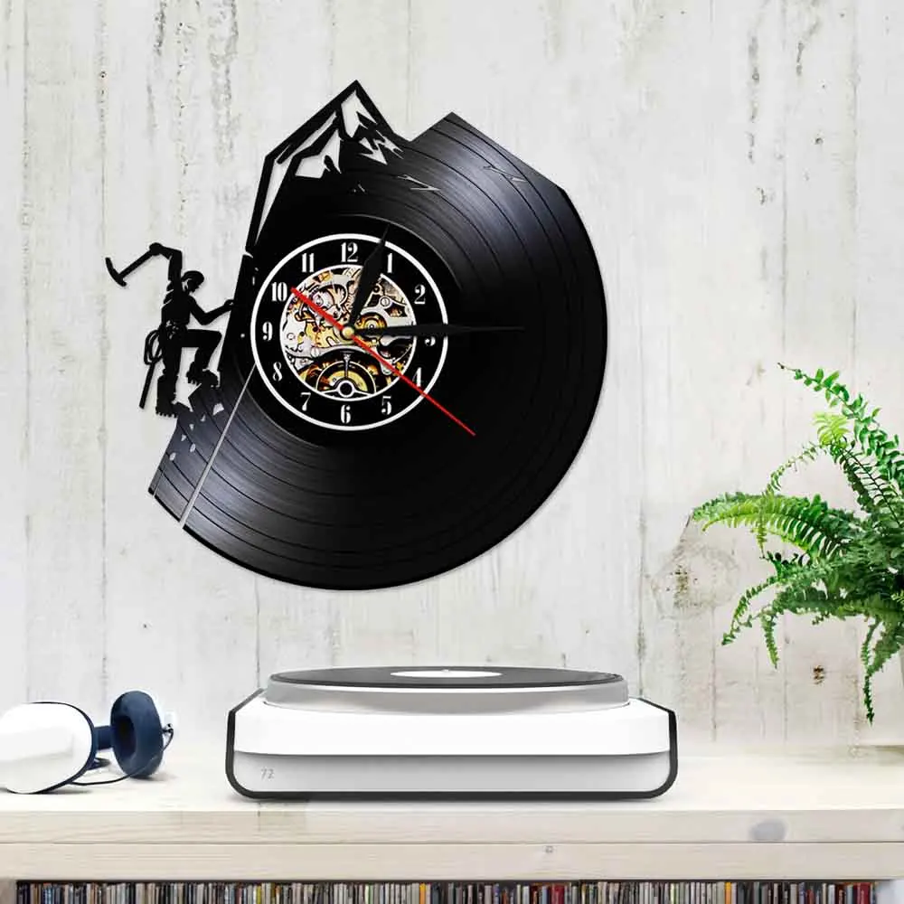 Настенные часы для скалолазания виниловые дизайнерские художественные