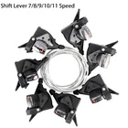 Велосипедный рычаг переключения передач, правый и левый рычаг переключения 7891011 скоростей, для горных велосипедов, 3x8 скоростей, велосипедные переключатели, запчасти для переключения