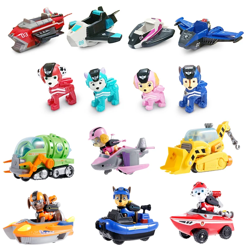 Новые Фигурки машин из м/ф Щенячий патруль Эверест трекер рободог Аполлон Скай