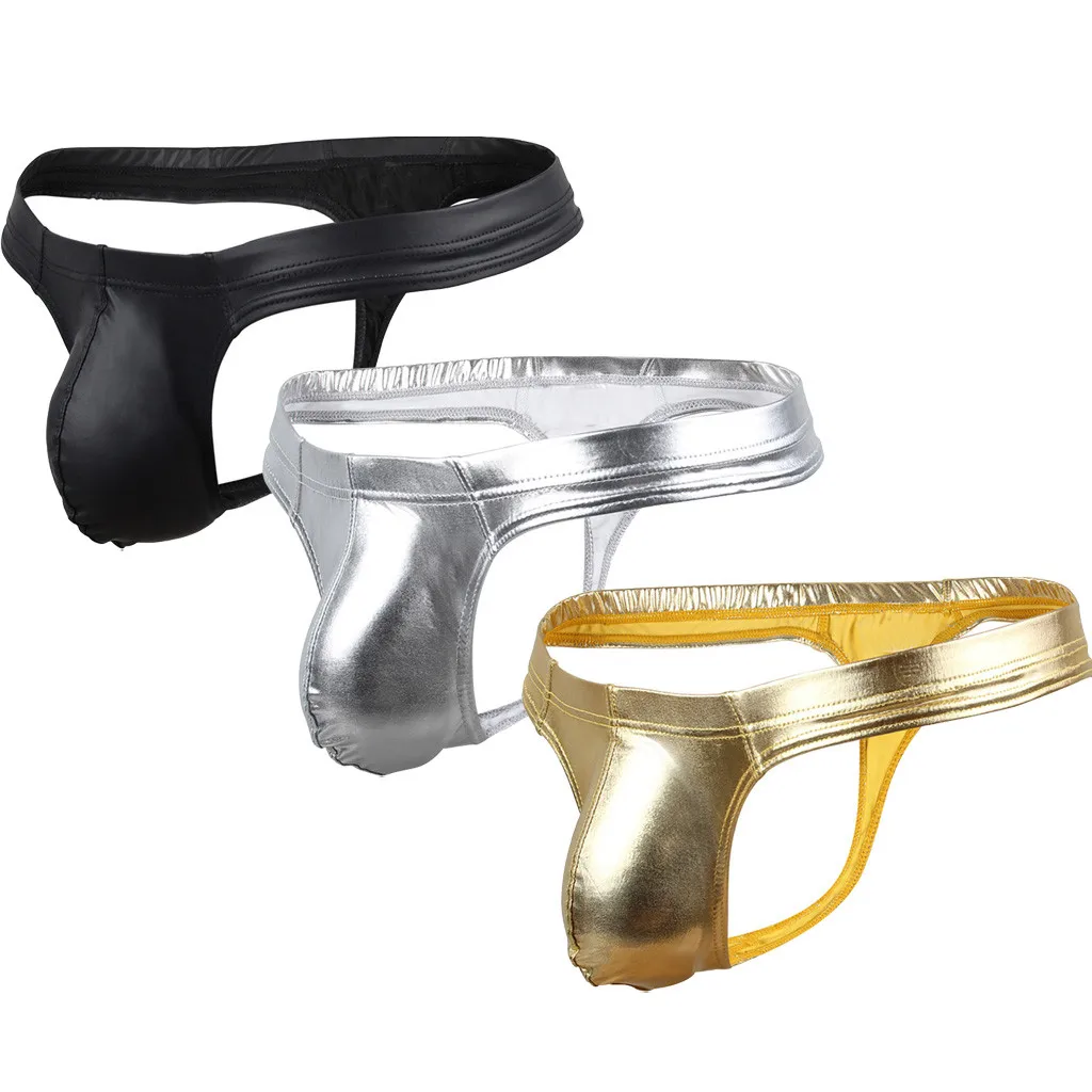Feitong стринги Нижнее белье для мужчин сексуальные мужские средней талии из