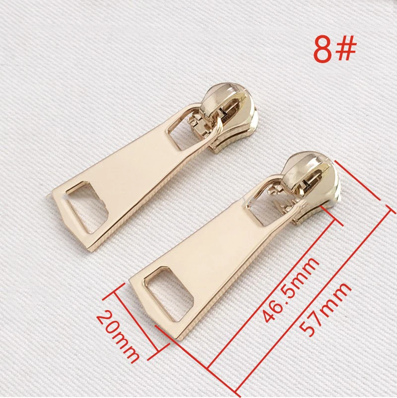 5Pcs Zipper Sliders for 5# 8# 15# Metal Zips Clothes Zippers Head Zip Repair Kits Replacement Slider Tools DIY Sewing Accessory | Дом и сад