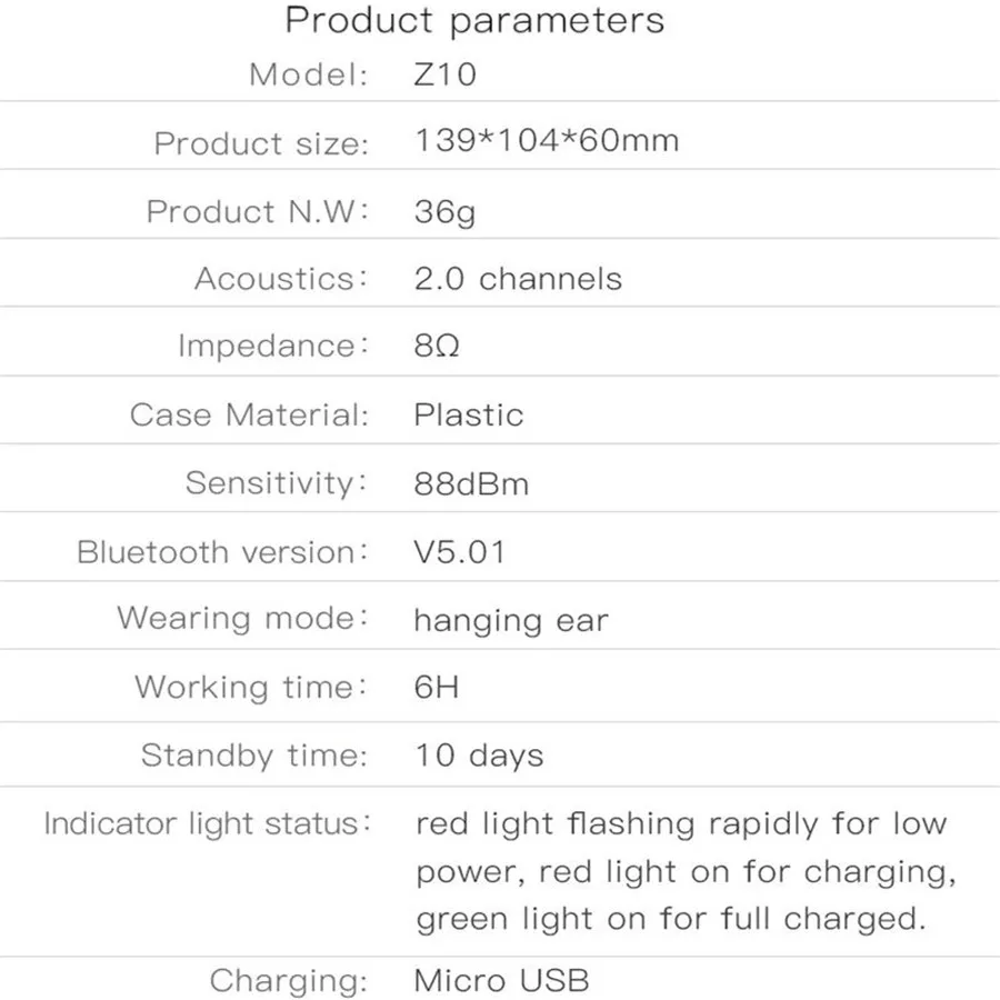 

Wireless Bone Conduction Headphones Z10 Bluetooth V5.0 Stereo With Microphone Earphone For Music Sports Cycling Headset 2021 New