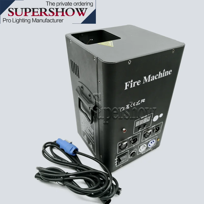 Спрей высокой 2-4 м DMX 512 оборудование для сцены пожарная машина Одна Головка