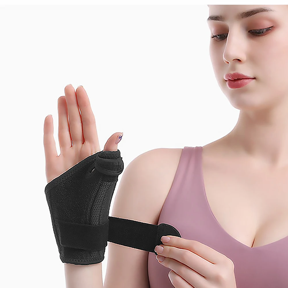 

1pc Breathable Finger Support Wrist Fixing Tool Breathable Thumb Protector Comfortable Wrist Protective Tool For Finger Support
