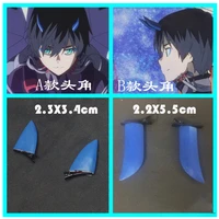 darling in the franxx hiro horn hairpin cosplay men women student take photos props hair clip wigs accessories xmas gifts anime