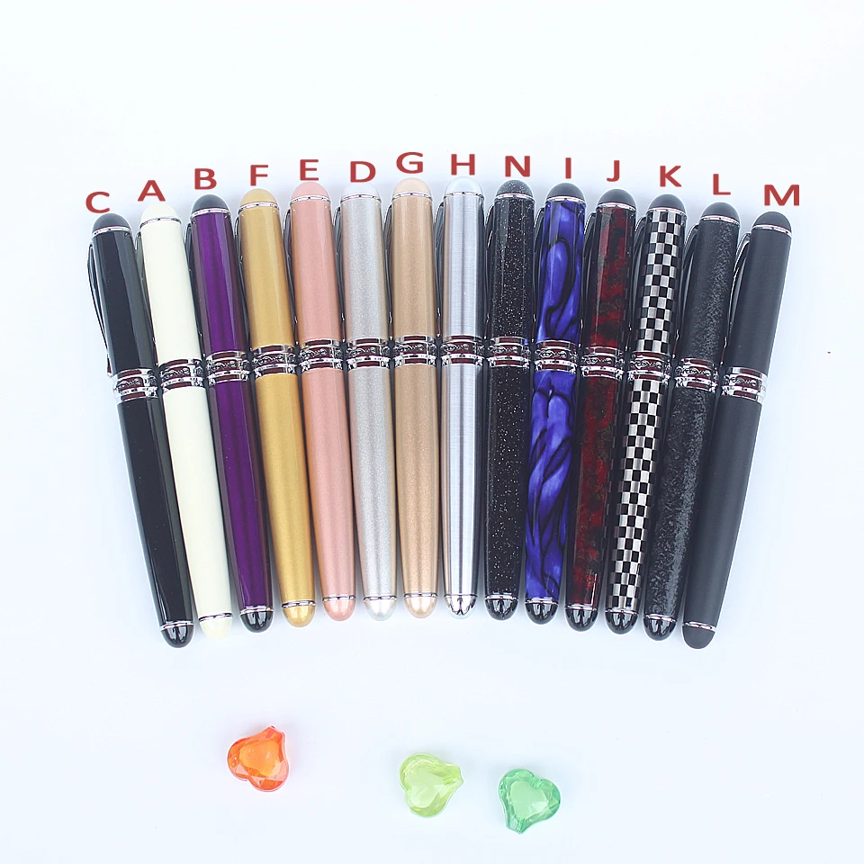 Jinhao X750 перьевая ручка 0 7 мм 18KGP перо высокое качество чернилами полный