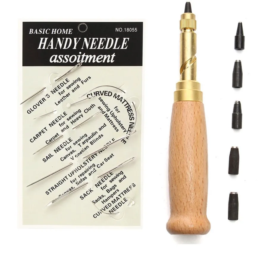 

Handmade Leather Hand-sewn Suit Leather Tool Suit DIY Leather Hand-sewn Suit