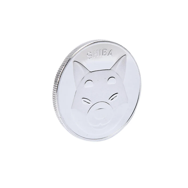 Косплей Shiba Юбилейные монеты Монетка с принтом Собака сувенир искусство