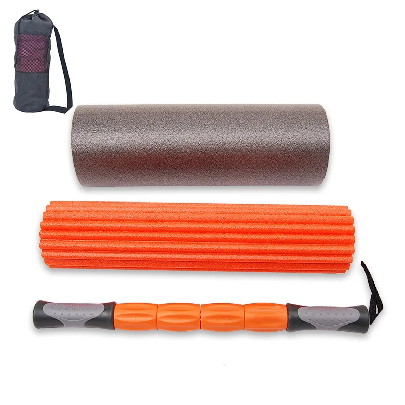 Пенный ролик для йоги пилатеса фитнеса спорта полый сердечник массажные палочки