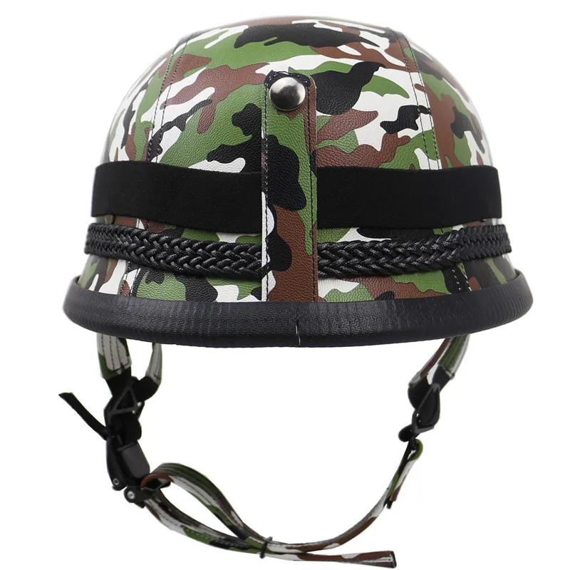 

Army Camouflage Harley Retro Helmet Comes with Harley Goggles Pull Wind Motorcycle Helmet Electric Bicycle Helmet Wholesale Pri